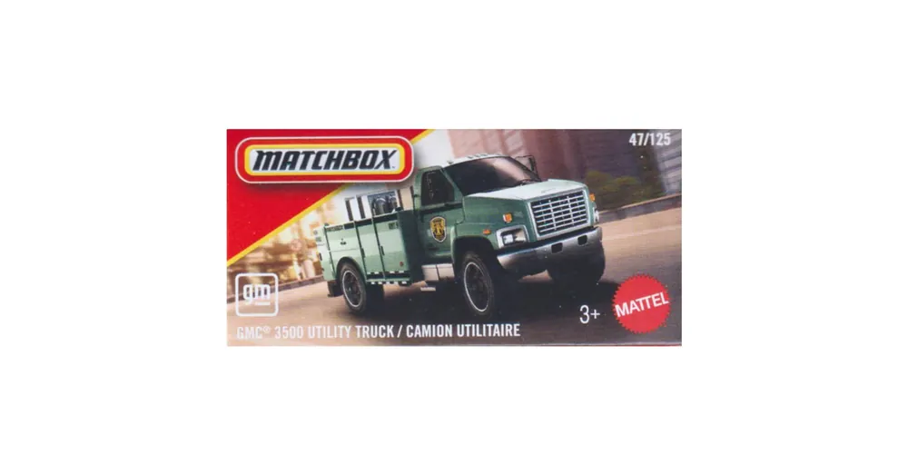 Matchbox GMC 3500 Utility Truck zöld kisautó 1/64 – Mattel Gyors szállítás