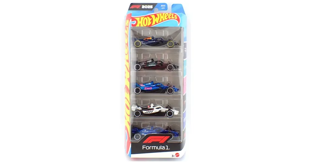 Rendeld meg most Hot Wheels Formula-1 5 db-os kisautó szett 1/64 – Mattel