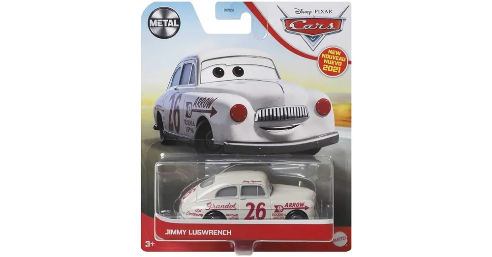 Verdák Jimmy Lugwrench karakter kisautó 1/55 – Mattel Ne maradj le