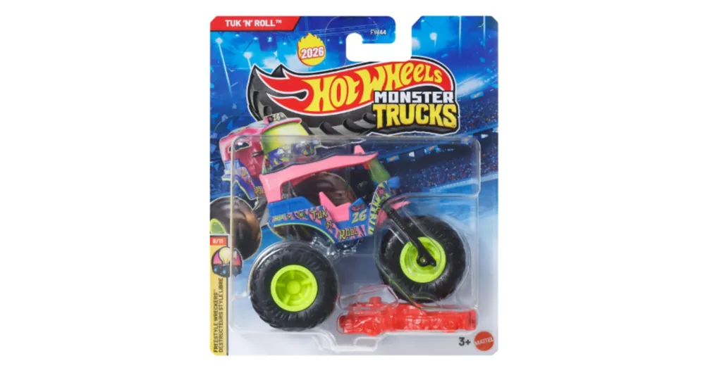 Hot Wheels Monster Trucks Tuk ’N’ Roll monster kisautó 1/64 – Mattel Árengedmény