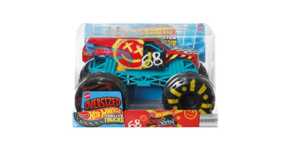 Exkluzív ajánlat Hot Wheels Monster Trucks Oversized Demo Derby 1/24 automodell – Mattel