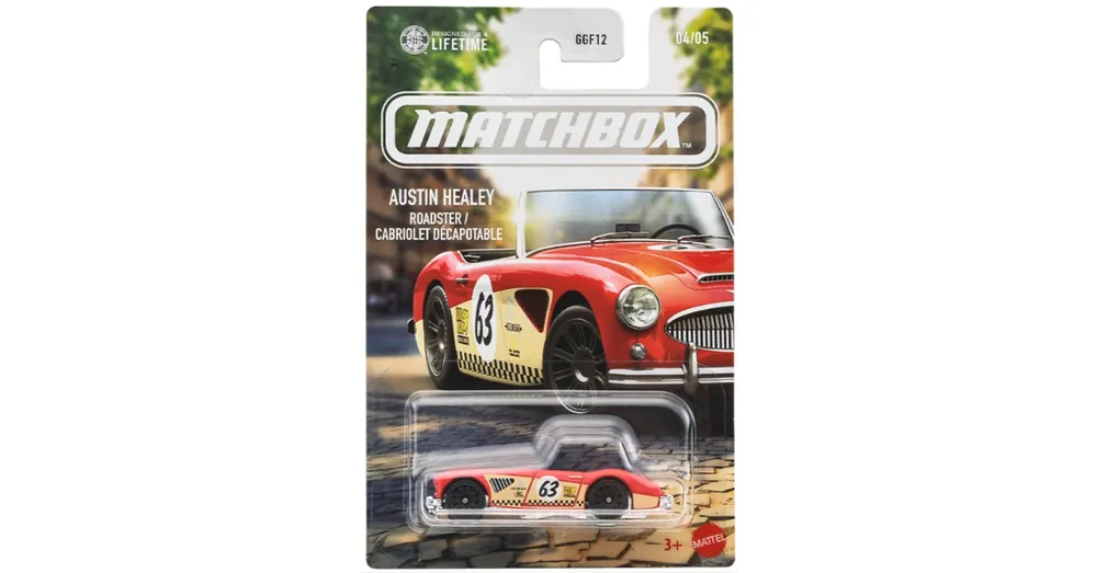 Matchbox Ikonikus Austin Healey Roadster kisautó 1/64 – Mattel Legjobb ár