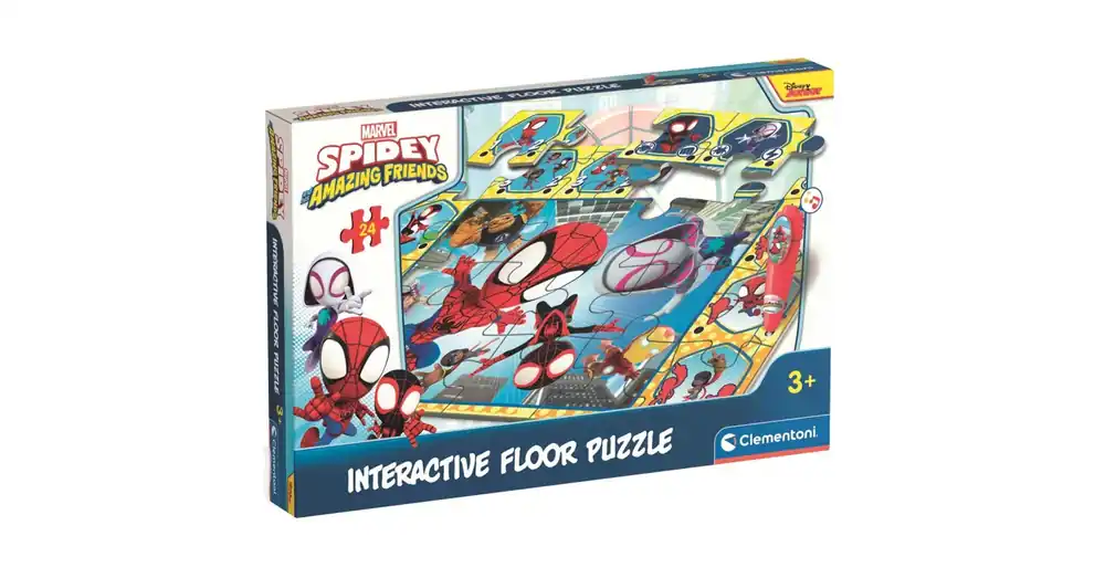 Árengedmény Póki és csodálatos barátai interaktív 24 db-os padló puzzle – Clementoni