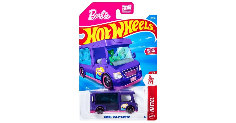 Ne maradj le Hot Wheels Barbie Dream Camper lila kisautó 1/64 – Mattel