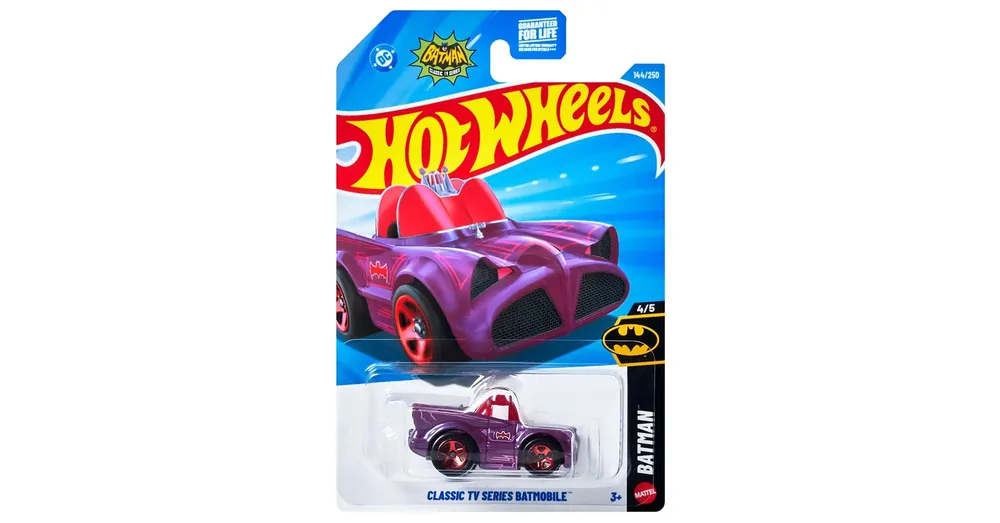 Alacsony ár Hot Wheels Classic TV Series Batmobile lila kisautó 1/64 – Mattel