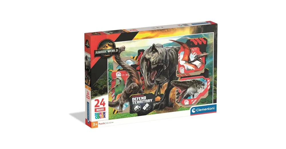 Kihagyhatatlan ajánlat Jurassic World Maxi Super Color 24 db-os puzzle – Clementoni
