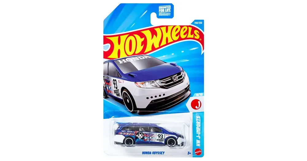 Árcsökkenés Hot Wheels Honda Odyssey fehér-lila kisautó 1/64 – Mattel