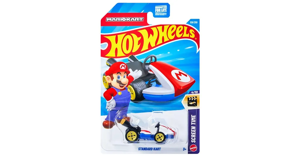 Hot Wheels Standard Mario Kart kisautó 1/64 – Mattel Szuper ajánlat