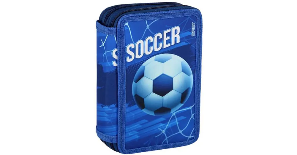 Spirit Football Blue három emeletes töltött tolltartó Legkelendőbb