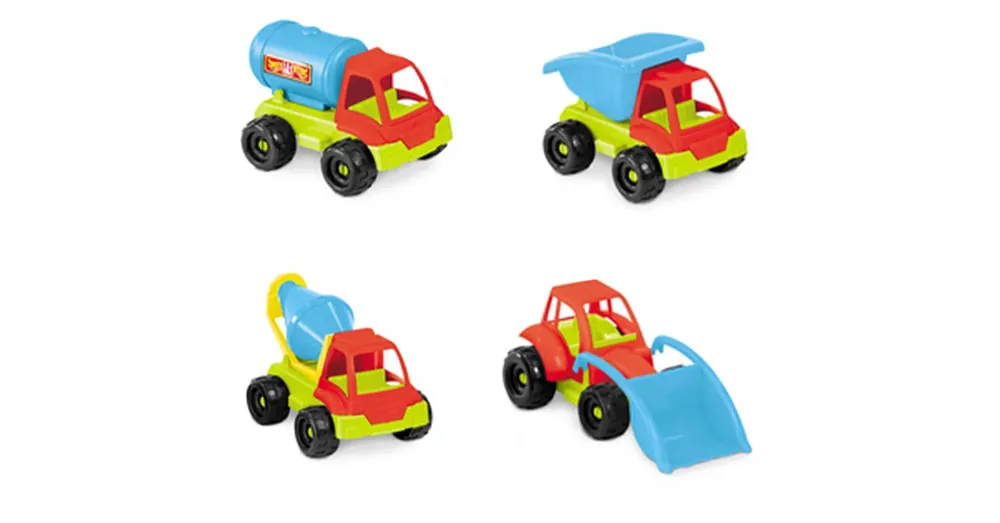 Műanyag építőipari teherautó 25 cm-es többféle 1 db – Mondo Toys Különleges ajánlat