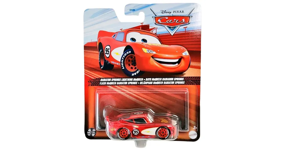 Csak ma Verdák Villám McQueen kipufogó karakter kisautó 1/55 – Mattel
