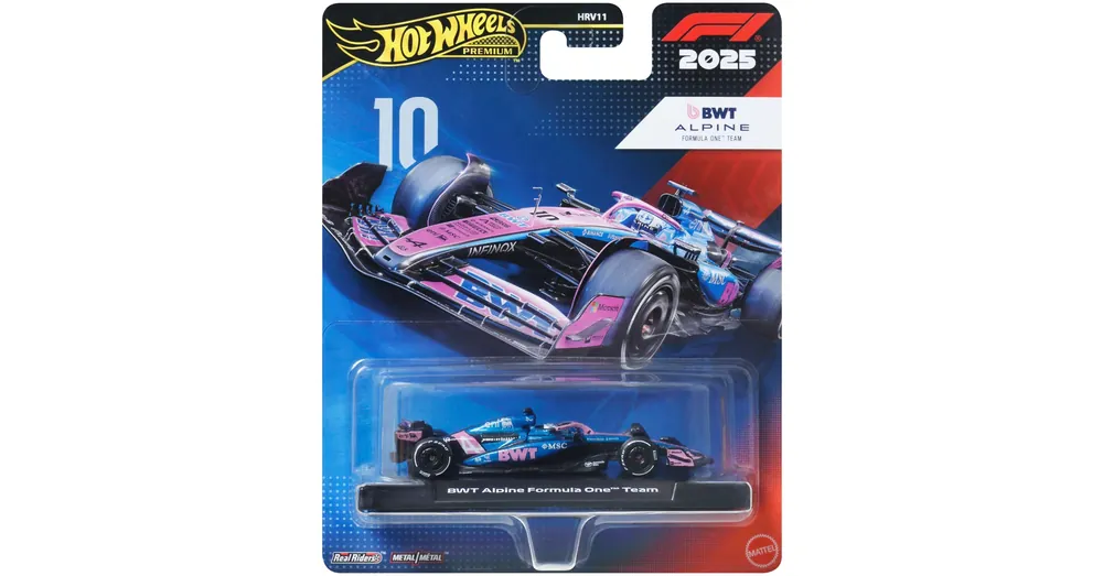 Kedvezmény Hot Wheels Premium BWT Alpine Formula One Team 10 kisautó 1/64 – Mattel