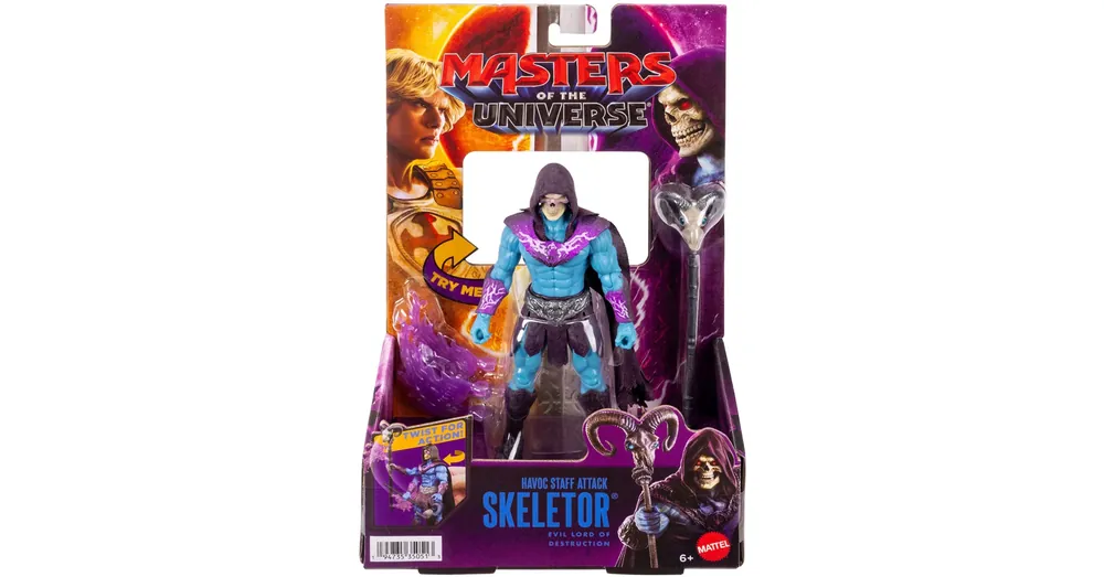 Masters of the Universe Az univerzum védelmezői Skeletor Csontarcú akciófigura kiegészítőkkel – Mattel Vedd meg online