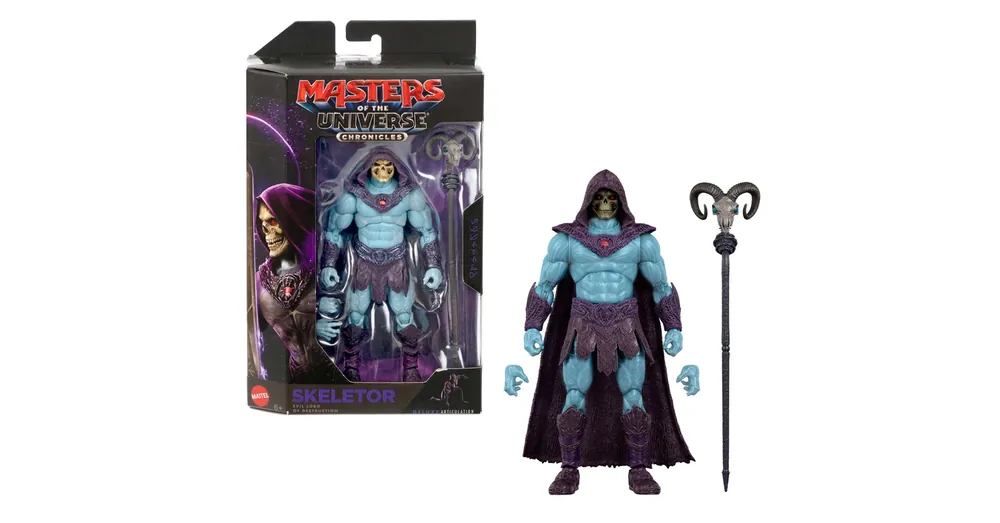 Kedvezmény Masters of the Universe Az univerzum védelmezői Skeletor Csontarcú deluxe akciófigura – Mattel
