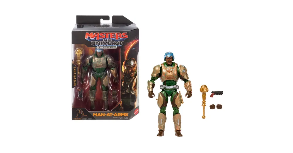 Masters of the Universe Az univerzum védelmezői Men-At-Arms Páncélos akciófigura kiegészítőkkel 16,5 cm – Mattel Olcsóbb