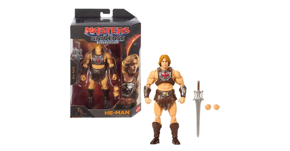 Outlet Masters of the Universe Az univerzum védelmezői He-Man akciófigura kiegészítőkkel 16,5 cm – Mattel