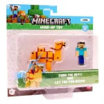 Végkiárusítás Minecraft 3D figura felhúzható állattal 2. sorozat többféle változatban 1 db