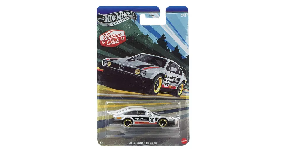 Hot Wheels Vintage Alfa Romeo GTV6 30 kisautó 1/64 – Mattel Szezonális akció