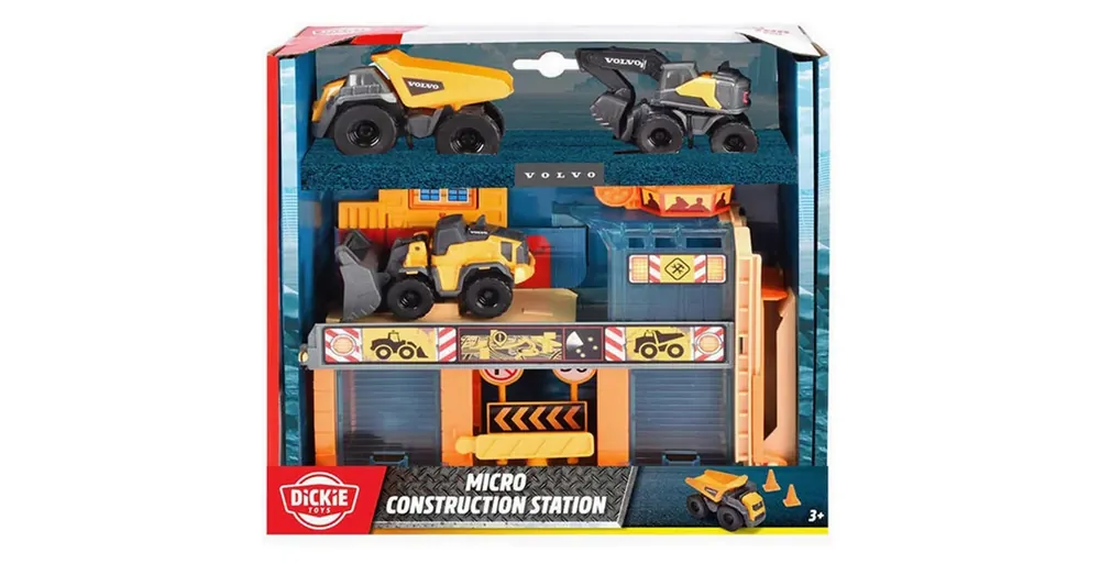 Micro építőipari állomás 3 db munkagéppel – Dickie Toys Utolsó esély