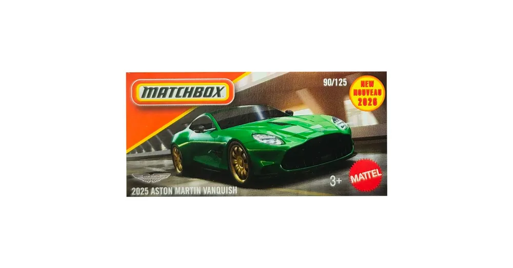 Matchbox 2025 Aston Martin Vanquish zöld papírdobozos kisautó 1/64 – Mattel Akciós ár