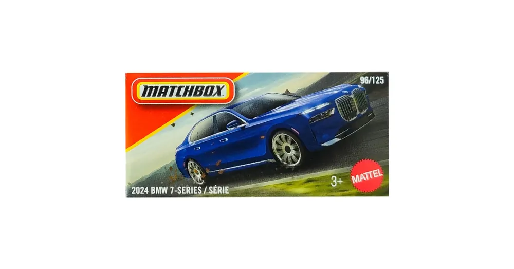 Matchbox 2024 BMW 7-Series kék papírdobozos kisautó 1/64 – Mattel Árcsökkenés