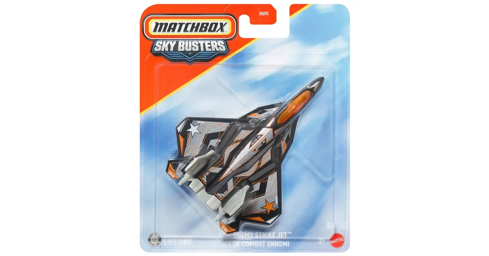 Matchbox Sky Busters Enemy Strike Jet repülő modell 1/64 – Mattel Bestseller