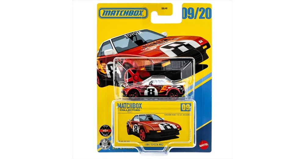 Matchbox Collectors 1984 Toyota MR2 gyűjtői dobozos kisautó 1/64 - Mattel Expressz kézbesítés