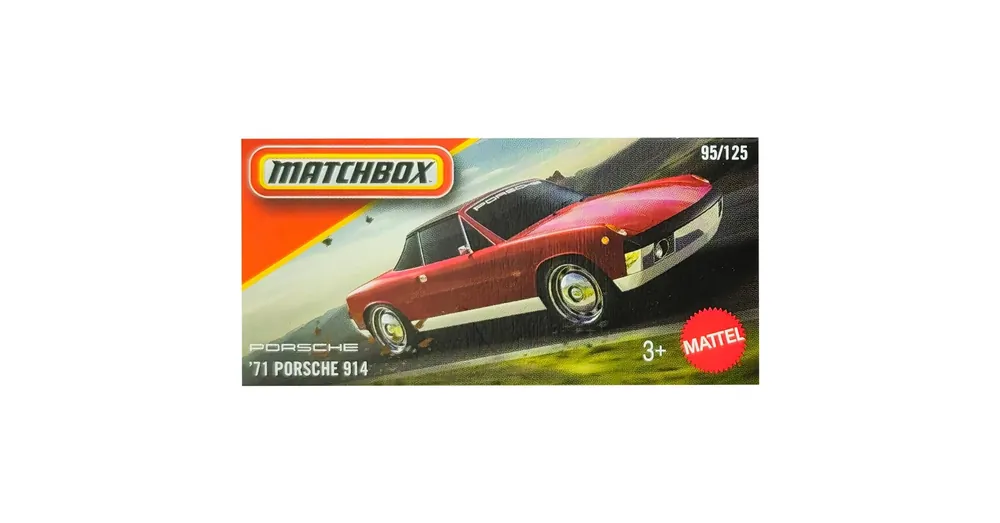 Matchbox ‘71 Porsche 914 piros papírdobozos kisautó 1/64 – Mattel Népszerű