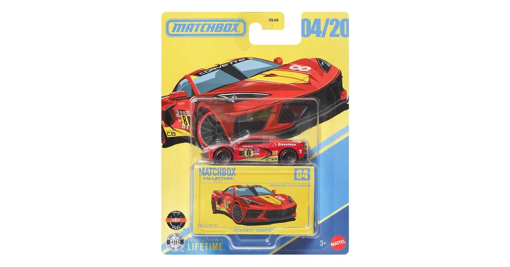 Matchbox Collectors 2020 Chevy Corvette gyűjtői dobozos kisautó 1/64 - Mattel Outlet