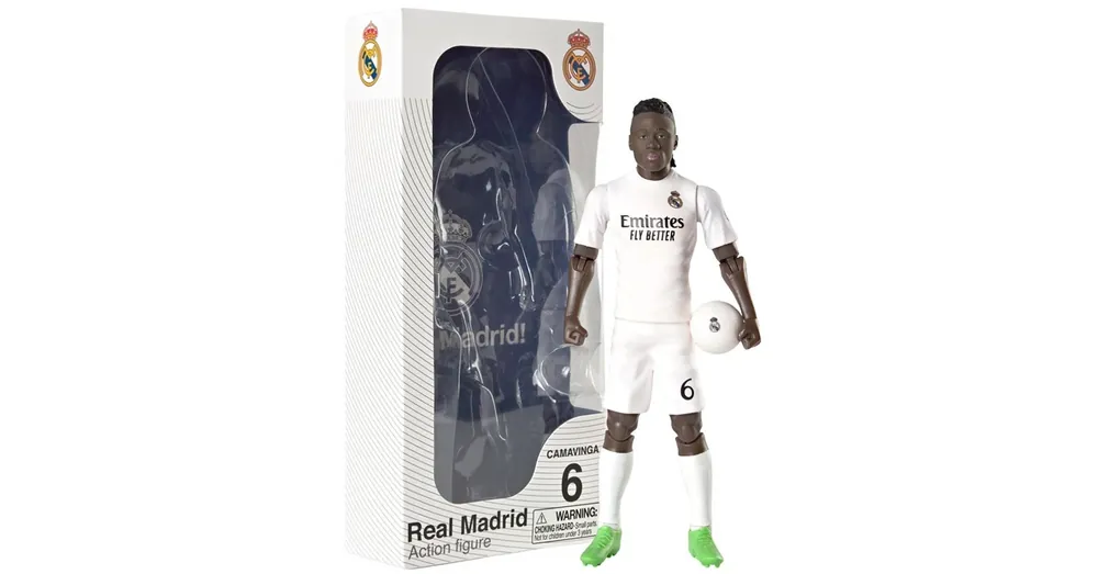 Biztonságos fizetés Focista akciófigura, 20 cm - Real Madrid, Camavinga 6-os mezben
