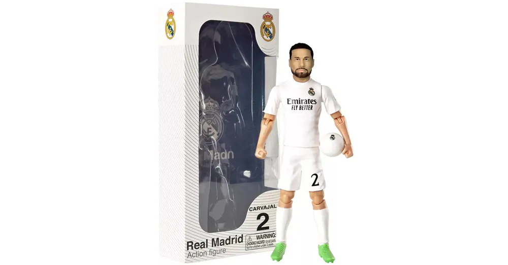 Újdonság Focista akciófigura, 20 cm - Real Madrid, Carvajal 2-es mezben