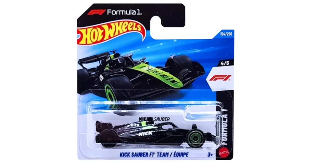 Hot Wheels Kick Sauber F1 Team kisautó 1/64 - Mattel Azonnali szállítás