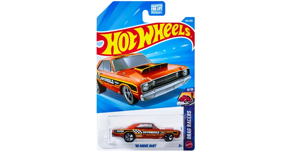 Hot Wheels ‘68 Dodge Dart narancssárga színű kisautó 1/64 - Mattel Vedd meg most