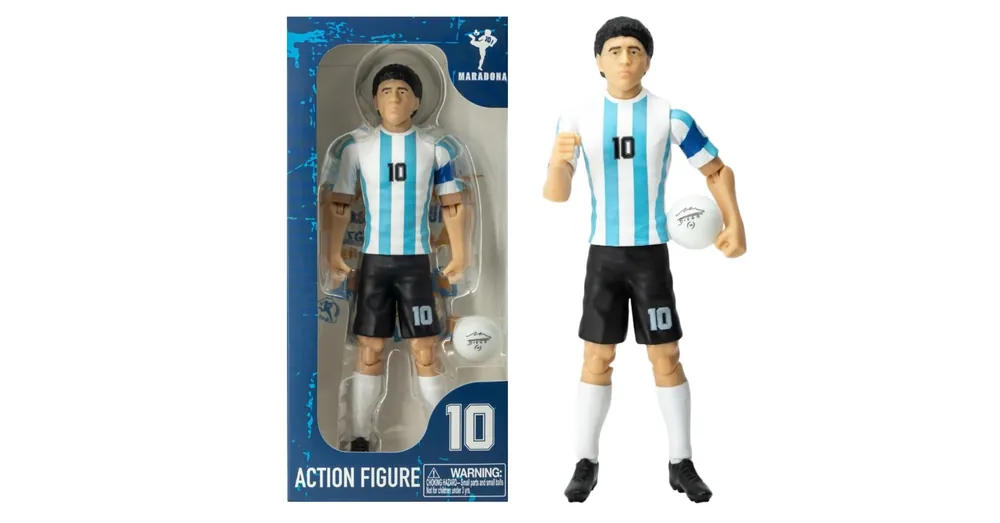 Focista akciófigura, 20cm - Argentina Maradona 10-es mezben Árengedmény