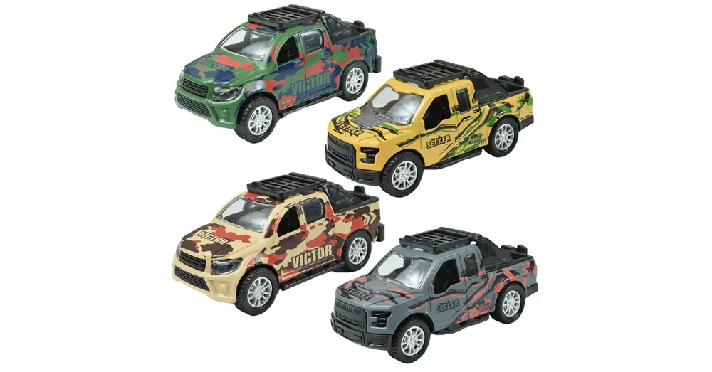 Újdonság Fast Racer Lendkerekes PickUp terepjáró többféle változatban 11 cm