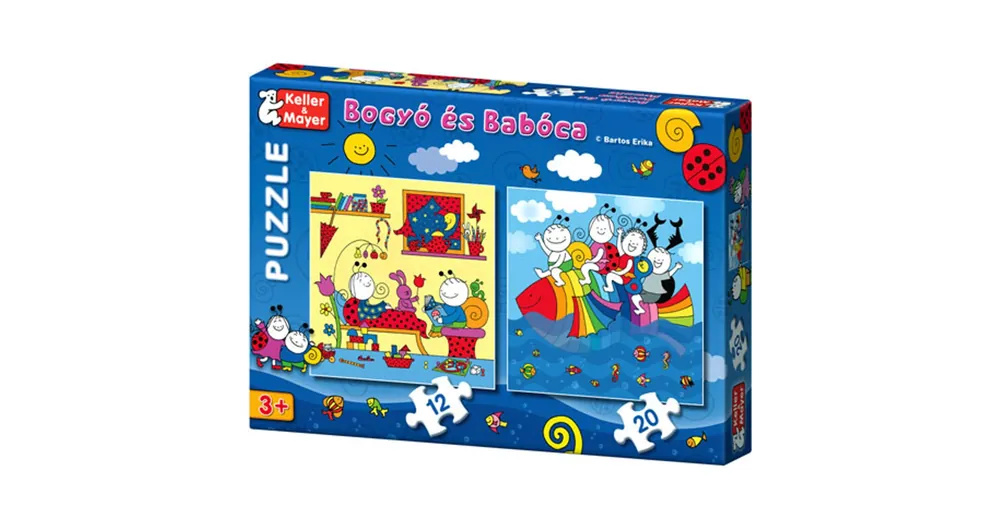 Vásárlói kedvenc Bogyó és Babóca Szivárványhal 12 és 20 db-os puzzle