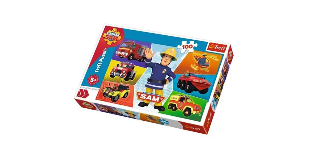 Sam a tűzoltó járművei puzzle 100 db-os – Trefl Gyors szállítás