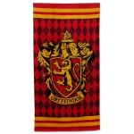 Azonnal elérhető Harry Potter, Gryffindor pamut strandtörölköző 140×70 cm