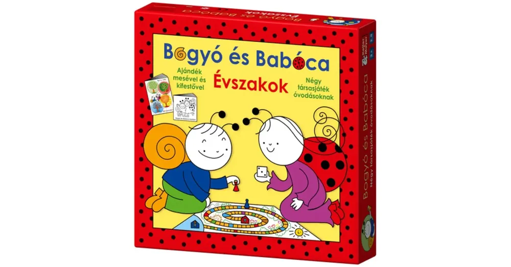 Újdonság Bogyó és Babóca Évszakok társasjáték szett