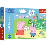 Azonnal elérhető Peppa malac Móka a barátokkal puzzle 60 db-os – Trefl