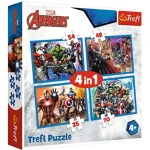 Utolsó esély Bátor Bosszúállók 4 az 1-ben 35–48–54–70 db-os puzzle – Trefl