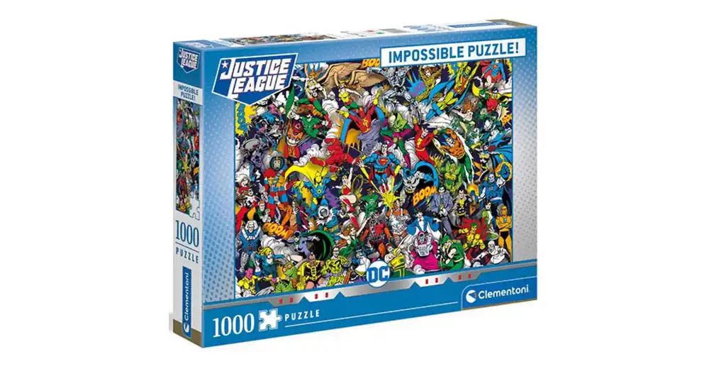 Bestseller DC Comics Igazság ligája impossible puzzle 1000 db-os – Clementoni
