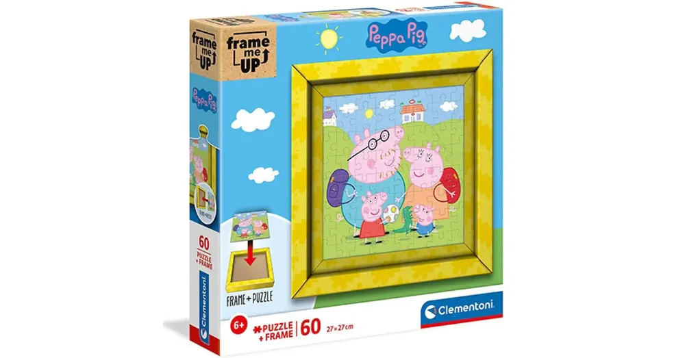 Olcsóbb Peppa malac keretes puzzle 60 db-os – Clementoni