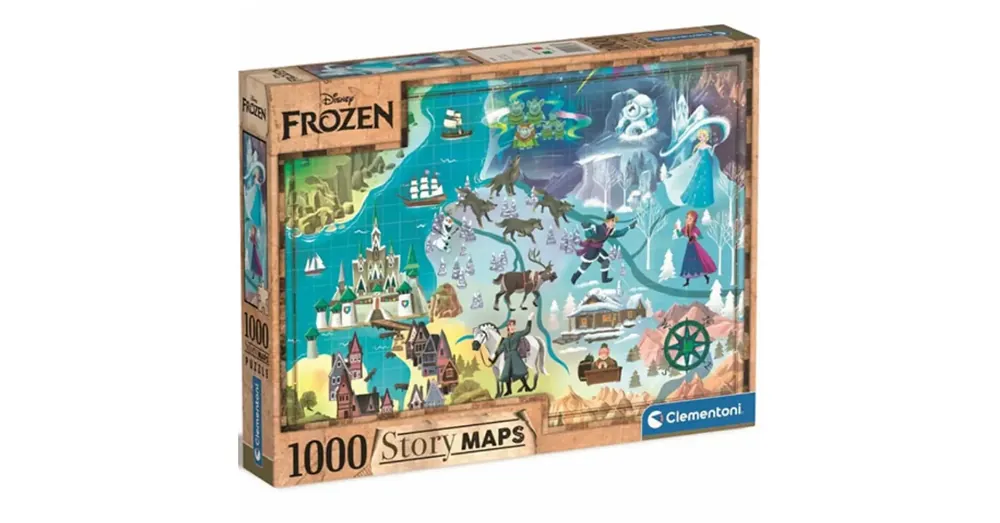 Jégvarázs térkép puzzle 1000 db-os – Clementoni Olcsóbb