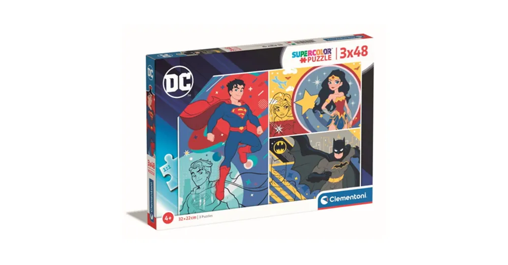 Az igazság ligája 3×48 db-os puzzle szett – Clementoni Korlátozott ajánlat