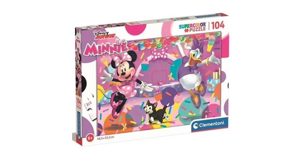 Minnie egér és barátai Supercolor Maxi puzzle 104 db-os – Clementoni Azonnal elérhető