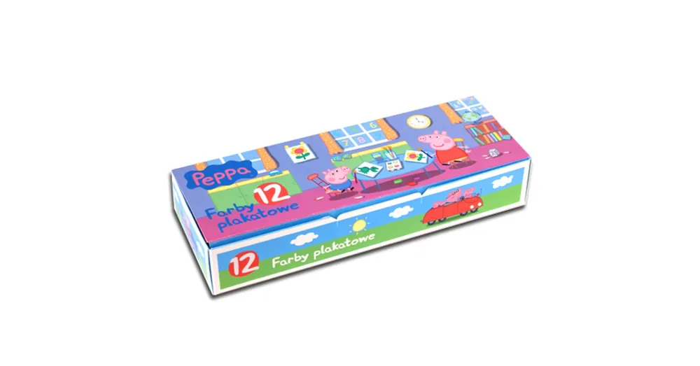Ne maradj le Peppa malac folyékony tempera szett 12 db-os
