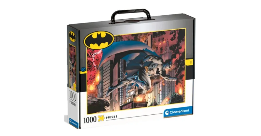 Batman 1000 db-os puzzle bőrönd tárolódobozban – Clementoni Szezonális akció