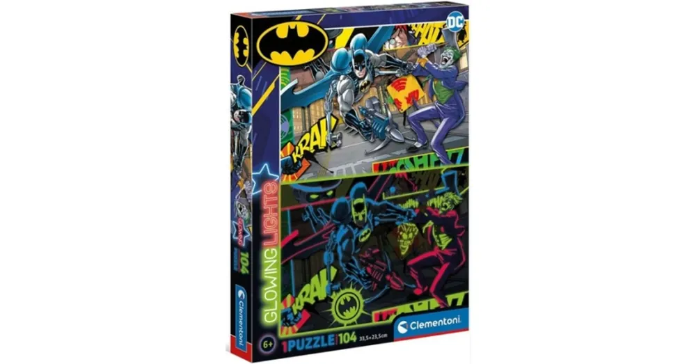 Batman fluoreszkáló 104 db-os puzzle – Clementoni Szuper ajánlat