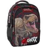 Vásárlói kedvenc Must Jurassic World T-rex lekerekített ergonomikus iskolatáska 33×18×43 cm